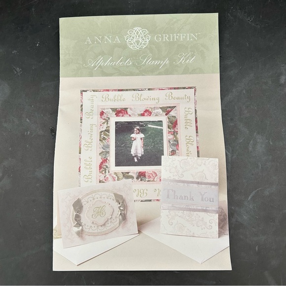 ANNA GRIFFIN Alphabets Stamp Kit - Picture 6 of 9